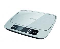 Terraillon Küchenwaage, Mit Tara-Funktion, Flüssigkeitsanzeige, Hold-Funktion, Anti-Staub-Beschichtung, Bis 15 kg, MyCook 15, Edelstahl