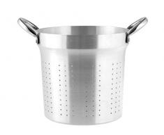 PARDINI Omnia Nudelsieb mit 2 Griffen, Aluminium, Grau, 40 cm