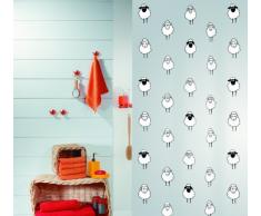 Spirella 1008193 Duschvorhang LANA BLACK B x H: 180 cm x 200 cm