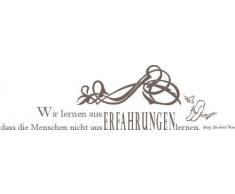 INDIGOS 4051719346367 Wandtattoo, Vinyl, braun, 60 x 10 x 10 cm