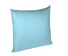 Fleuresse Colours Kissenbezug, Mako Satin, Eisblau, 80 x 80 cm