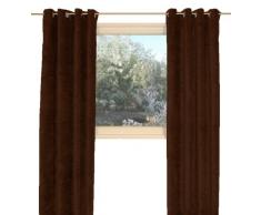 Wirth Vorhang, Braun, 160/134 cm