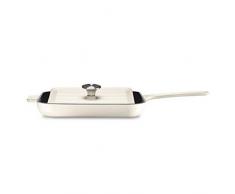 KitchenAid KCI10GPAC Grillpfanne Gusseisen, 18,5 x 28,5 x 5 cm, beige