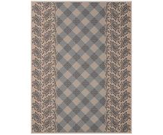 Biederlack Wohn- und Kuscheldecke, 60 % Baumwolle, Samtband-Einfassung, 150 x 200 cm, Beige, Exquisite Cotton Lacy Lane, 646149