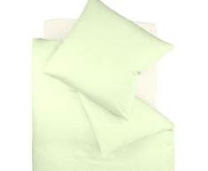 Fleuresse Colours Bettwäsche, Uni-Mako-Satin, lindgrün, 155 x 220 cm