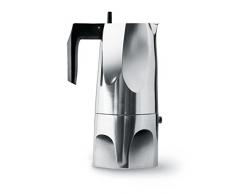 Alessi Espressomaschine Ossidiana, Edelstahl, Alu, 8 x 23.5 x 11.5 cm