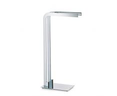 Kela 21990 Handtuchhalter, 2 Arme, Rostfrei, Verchromtes Metall, 81 cm Höhe, Canna, Chrom