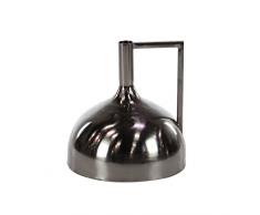 Deco 79 57434 Metallvase, Schwarz