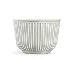 Kähler Hammershoi Blumentopf, Porzellan, hellgrau, 26cm