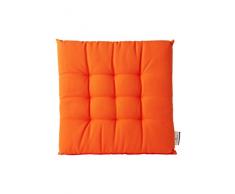 TOM TAILOR Unisex Home Unifarbenes Sitzkissen orange,40/40