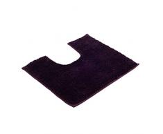 Gözze Mikrofaser Badteppich, 50 x 45 cm, mit Ausschnitt, RIO, Beere, 1025-40-050046