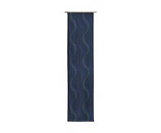 Wirth Paneele Lupara mit Zubehör, Polyester, Blau, 245 x 60 cm