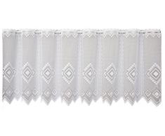 Anna Cortina Libby Gardine, Stoff, weiß, 50 x 100 cm