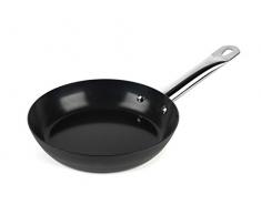 Russell Hobbs BW05465B Bratpfanne Karbonstahl 20cm, hochwertiges, voreingebranntes Karbonstahl, geeignet für alle Herdarten, schwarz