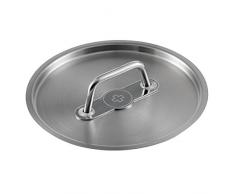 KUHN RIKON Edelstahldeckel Montreux 24cm, Edelstahl, Silber, 25.4 x 25.4 x 4 cm