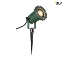 SLV LED Strahler NAUTILUS XL mit Erdspieß | Außenlampe zur Beleuchtung von Garten, Terrasse, Pflanzen, Wegen, Teich | Aussen-Leuchte, Außen-Strahler | IP65, GU10, 1,5 m Kabel mit Stecker, Aluminium