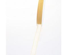 Deko und Band 53736 - Organzaband mit Webkante - 15mm 50m col. 17 Gold - 53736-15-50-17