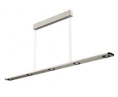 Evotec LIGHTWAVE LED Pendelleuchte 5-flammig / 2700 / 30W / 1800 Lumen, Aluminium, 30 W, Transparent, PL 1400