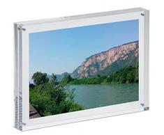 Maul Acryl Bilderrahmen, 21,1 x 14,9 x 3 cm, Schaufensteraufsteller A5, Glasklar, 1 Stück, 1954305