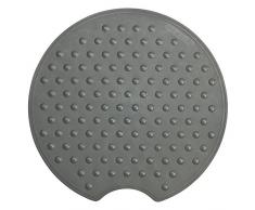 Sealskin Rotondo Sicherheitseinlage für Dusche und Badewanne, Farbe: Anthrazit, Material: Gummi, Durchmesser: 55 cm