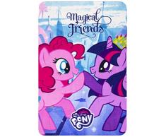My Little Pony MLP Fleecedecke für Mädchen, 100 x 150 cm, Blau