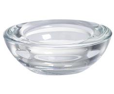 bolsius rund Teelichthalter, Glas, transparent