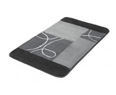 Kleine Wolke Badteppich Curly grau 70 x 120 cm