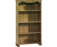 Steens Richmond Regal, 76 x 133 x 26 cm (B/H/T), Kiefer massiv, gelaugt lackiert