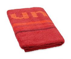 CelinaTex Stripes Saunatuch 80 x 200 cm rot Baumwolle Badehandtuch Frottee Handtuch Duschtuch Standlaken