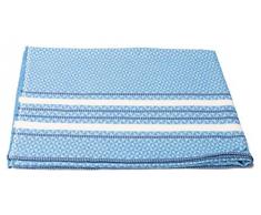 David Fussenegger Baumwolldecke, Baumwolle, blau, 140/200