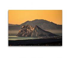 Premium Textil-Leinwand 120 x 80 cm Quer-Format Gibraltar | Wandbild, HD-Bild auf Keilrahmen, Fertigbild auf hochwertigem Vlies, Leinwanddruck von N N