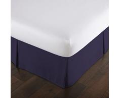 Feines Hemd southshore Linens – Vilano Springs – 38,1 cm Drop Bundfaltenhose Bett Rock, Mikrofaser, violett, California King