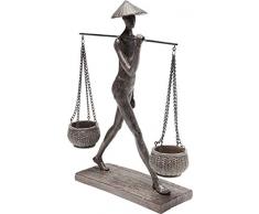 Kare Design Deko Objekt Chinese Farmer, Accessoire Figur, Skulptur Farmer als Deko für Kommode und Sideboard, (H/B/T) 27,5x17,5x7,5cm
