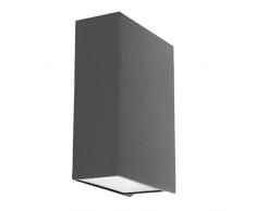 LUCCI LEDLUX Vice Wandleuchte, Outdoor und Indoor, beidseitig strahlend, mit LED Beleuchtung, anthrazit 220883