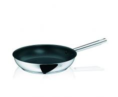 Kela 10966 Bratpfanne mit Antihaftbeschichtung, 28 cm Durchmesser, 18/10 Edelstahl mit Glanzoptik, Cailin