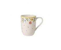 Villeroy & Boch Spring Awakening Kaffeebecher Blumenwiese, Premium Porzellan, mehrfarbig, medium