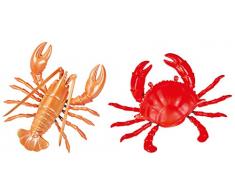 Moses Wackelmagnete Hummer & Friend Cook & Style | Magnet 2er Set in Einer Geschenkbox, Metall, rot, apricot, One Size