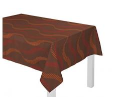 Wirth Tischdecke Lupara mit Kuvertsaum, Polyester, Rot, 130 x 190 cm
