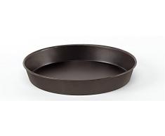 Pentole Agnelli Gebäck und Pizza Kuchenform rund für Pizza, Blech, Blau 18x18x4 cm blau