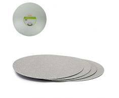 Decora 0931302 DÜNN TORTENPLATTE Silber Ø 20 cm H 3 MM 8