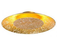 Nino Leuchten Deckenleuchte, Glas, Silber, 10 x 22 x 7 cm