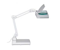 Maul Lupenleuchte MAULvitrum, Tageslicht, 3 Dioptrien, Standfuß, Weiß, 8264102