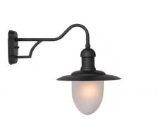 Lucide ARUBA - Wandleuchte AuÃen - Ã 25 cm - E27 - IP44 - Schwarz