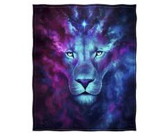 Dawhud Direct Fleecedecke 50 inches by 60 inches Himmlischer Löwe