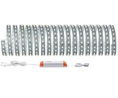 Paulmann 70829 MaxLED 500 Strip Basisset 10 m 2700 K Warmweiß LED Stripe unbeschichtet 53,5W Lichtband 5500 lm Lichtstreifen 72 LED 24 V