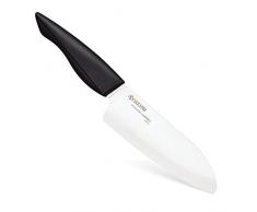 Kyocera FZ-140WH-BK Shin White Messer, Elastomer, Keramik, schwarz, weiß