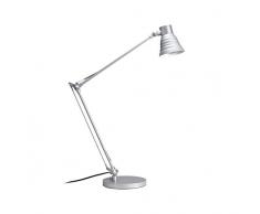 Paulmann 770.25 table&desk Sara Schreibtischleuchte max1x60W E14 Metall silber 77025 moderne Tischlampe Tischleuchte Leselampe Büro