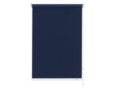 GARDINIA Seitenzug-Rollo zum Abdunkeln, Decken-, Wand- oder Nischenmontage, Lichtundurchlässig, Alle Montage-Teile inklusive, Dunkelblau, 82 x 180 cm (BxH)