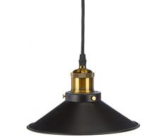 NAEV5 1Er Gegenzug Moderne Nostalgie Metall Pendelleuchte mit industriellem vintage Charme, altmessing, 100 x 22 x 22 cm