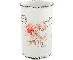 Gedy Clothilde Zahnputzbecher, Keramik, Weiß, Einzige